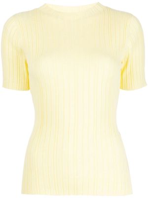 Anna Quan Colette ribbed T-shirt - Yellow
