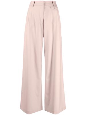 Anna Quan high-waisted suit trousers - Brown
