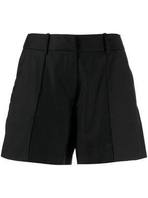 Anna Quan high-waisted wool tailored shorts - Black