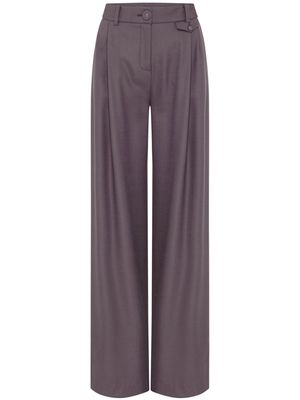 Anna Quan Nico straight-leg tailored trousers - Grey