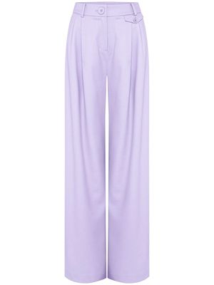 Anna Quan Nico straight-leg trousers - Purple