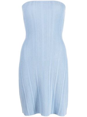 Anna Quan Poppy bandeau mini dress - Blue