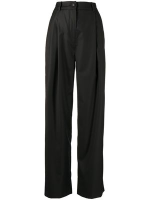 Anna Quan wide-leg tailored trousers - Black
