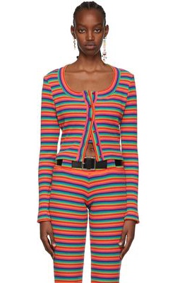 Anna Sui SSENSE Exclusive Multicolor Cotton Cardigan