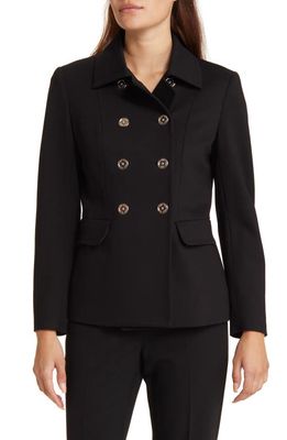 Anne Klein Collection Double Breasted Jacket in Anne Black