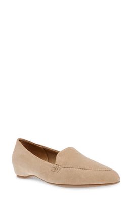 Anne Klein Kala Pointed Toe Loafer in Sand