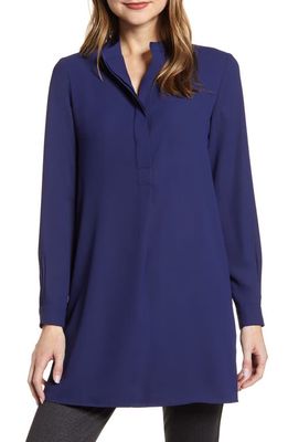 Anne Klein Popover Tunic Top in Distant Mountain