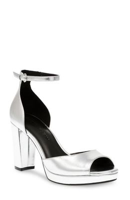 Anne Klein Vixen Platform Sandal in Silver