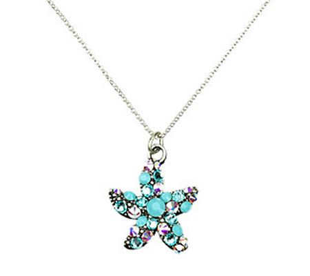 Anne Koplik Multi Turquoise Starfish Pendant w/ Chain