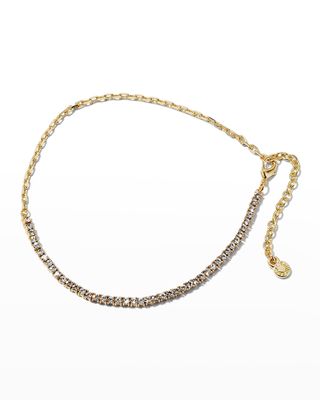 Annette Chain-Crystal Anklet