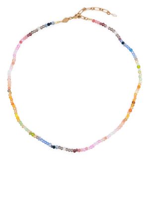 Anni Lu Dusty Dreams bead-embellished necklace - Multicolour