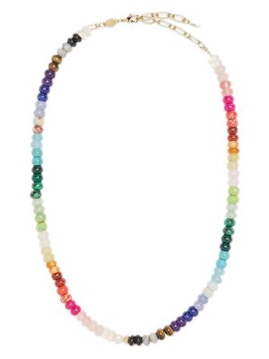 Anni Lu Iris Rainbow beaded necklace - Gold