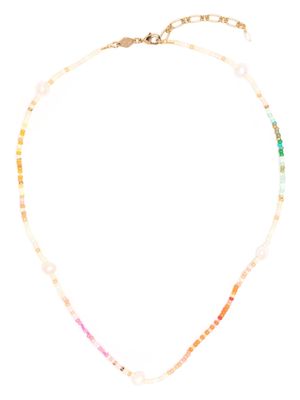 Anni Lu Rainbow Nomad pearl-detail necklace - Multicolour