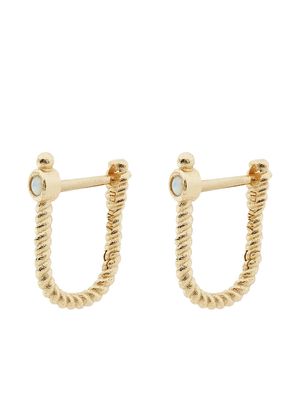 Anni Lu Rope hoop earrings - Gold