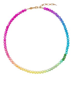 Anni Lu Seaside Shimmer bead-embellished necklace - Multicolour