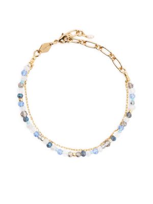 Anni Lu Silver Lining bead-embellished bracelet - Blue
