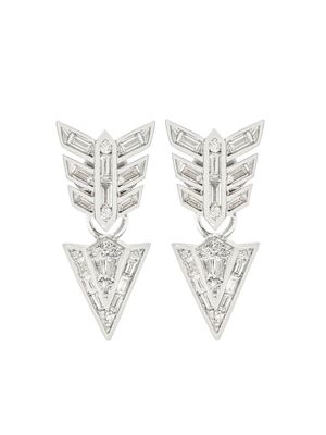 Annoushka 18kt white gold Flight diamond earrings - Silver