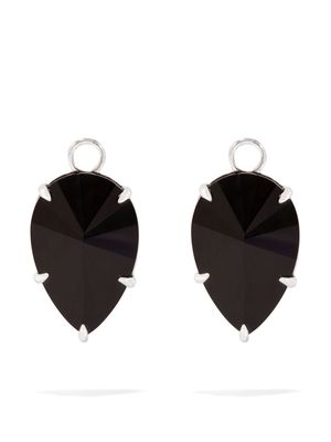 Annoushka 18kt white gold onyx earring charms - Silver