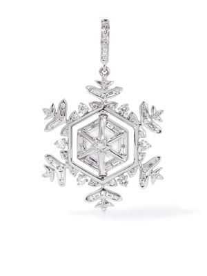 Annoushka 18kt white gold Spinning Snowflake amulet - Silver