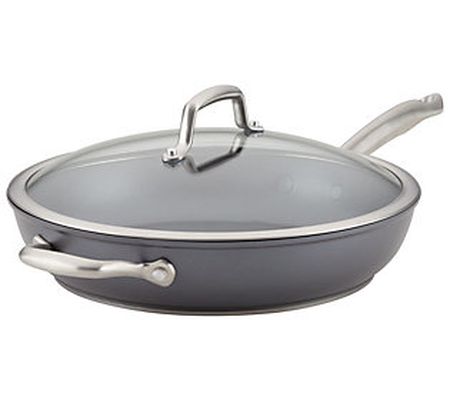 Anolon Accolade Hard Anodized 12-inch Nonstick Deep Frying Pan