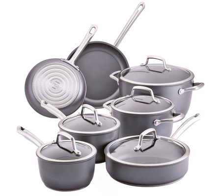Anolon Accolade Hard-Anodized 12pc Nonstick Ind uction Set