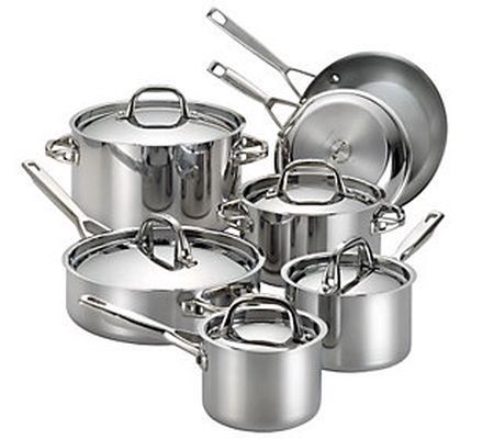 Anolon Tri-Ply Clad Stainless Steel 12-Piece Co okware Set