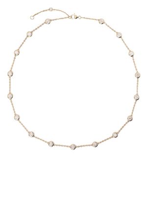 Anonymous 14k gold plated diamond necklace