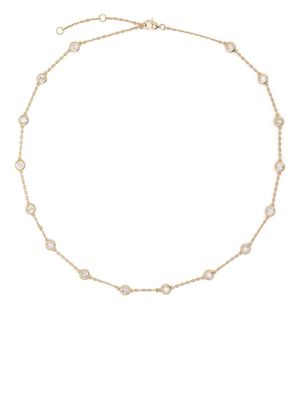 Anonymous 14kt gold diamond necklace