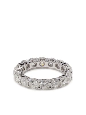 Anonymous 14kt white gold diamond eternity ring - Silver