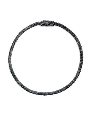 Anonymous 18kt recycled black gold Collection 2 diamond bracelet