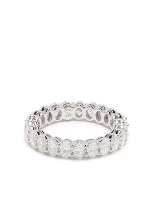 Anonymous diamond silver plated ring