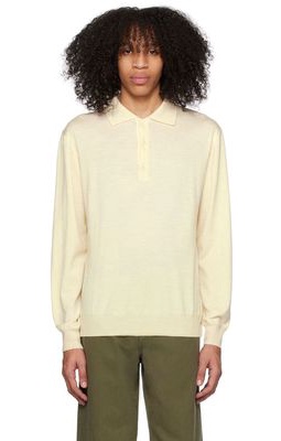 ANOTHER ASPECT Off-White Three-Button Polo