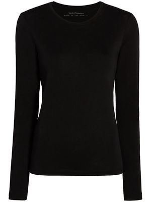 another tomorrow crew-neck long-sleeved T-shirt - Black