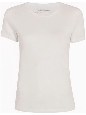 another tomorrow crew-neck organic cotton T-shirt - White