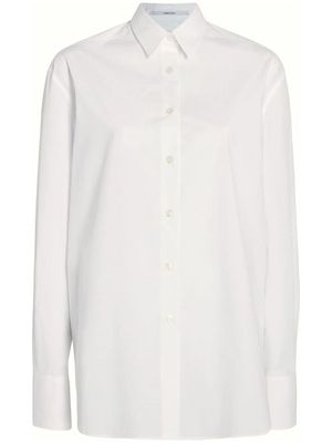 Another Tomorrow organic cotton shirt - White