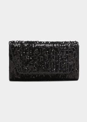 Anouk Small Sequins Clutch Bag