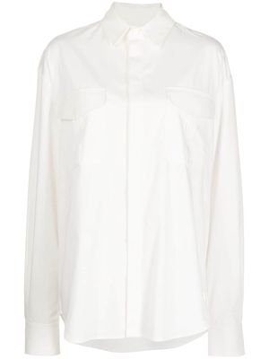 ANOUKI cotton long-sleeve shirt - White