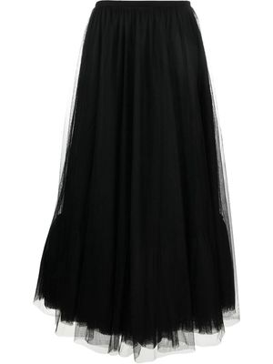 ANOUKI high-waisted tulle skirt - Black