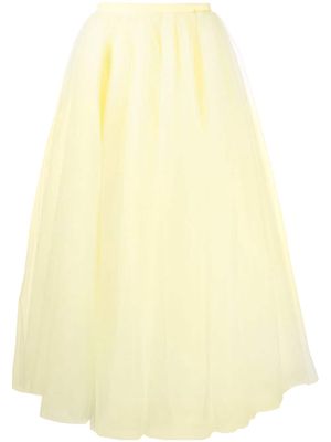 ANOUKI high-waisted tulle skirt - Yellow