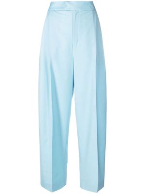 ANOUKI tailored straight-leg trousers - Blue