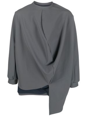 Anrealage Aerogel ball-cut sweatshirt - Grey