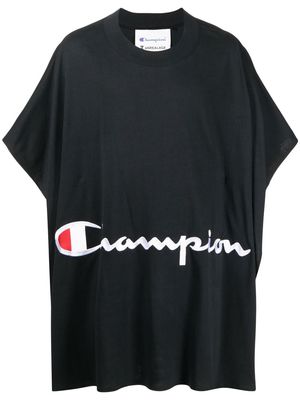 Anrealage x Champion deconstructed T-shirt - Black