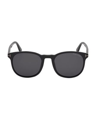 Ansel Round Gradient Plastic Sunglasses