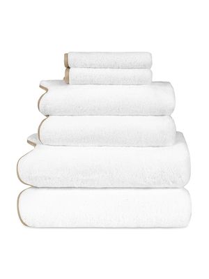 Antalya 6-Piece Towel Set - White Candlelight - White Candlelight