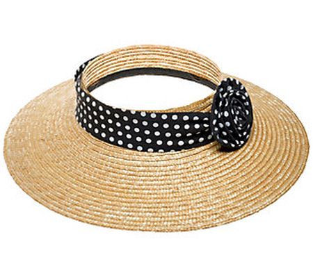 Anthony Maxwell Open Crown Hat - Polka Dot Flow er Collection