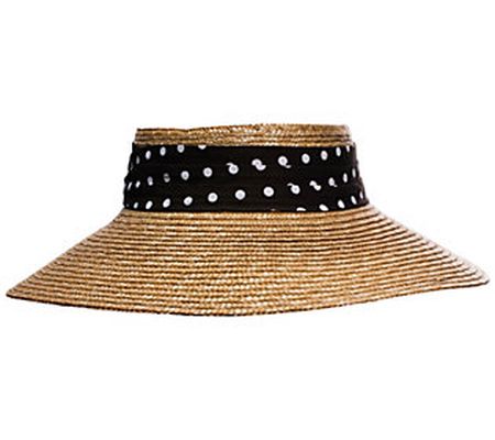 Anthony Maxwell Polka Dot Print Open Crown Hat