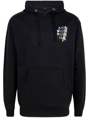 Anti Social Social Club Dissociative long-sleeve hoodie - Black