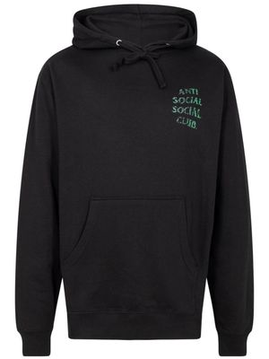Anti Social Social Club Glitch long-sleeve hoodie - Black