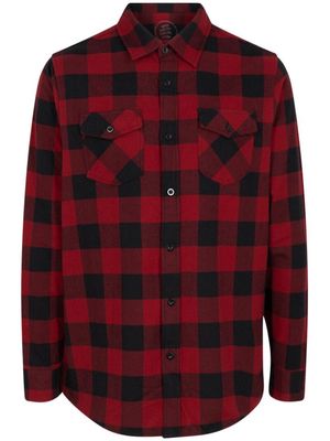 Anti Social Social Club Happiest Place On Earth flannel shirt - Red