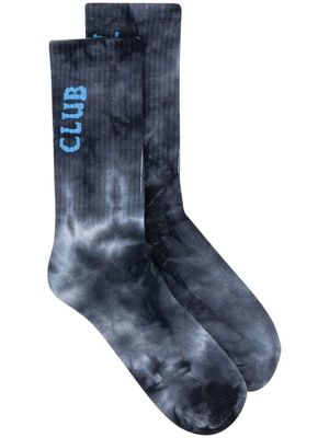Anti Social Social Club Melted Hearts tie-dye socks - Black